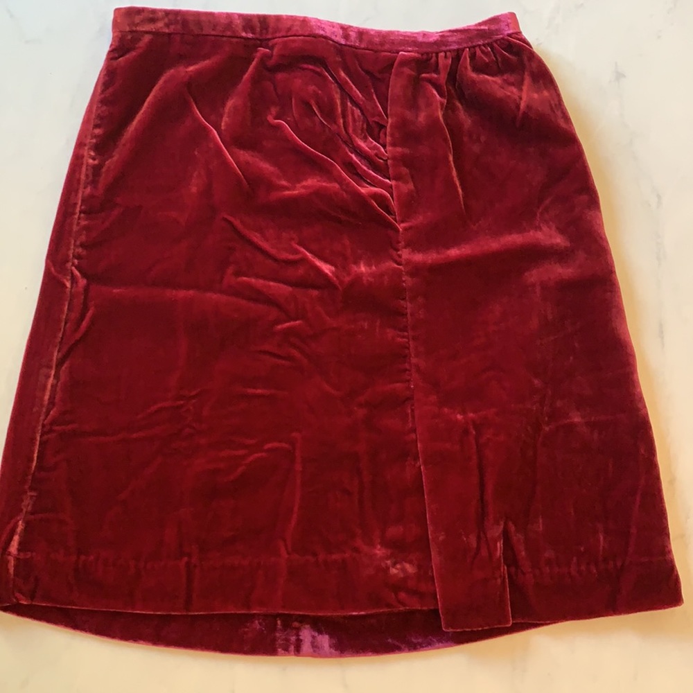 Anthropologie Monti Velvet Mini Skirt NWT Sz 8 - Picture 6 of 7